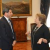 Uñac con Bachelet: primer paso para la minería estatal y fuerte apoyo al túnel