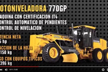 MOTONIVELADORA 770