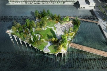Aprueban construcción de parque flotante en Nueva York