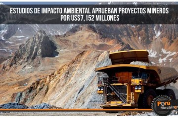 ESTUDIOS DE IMPACTO AMBIENTAL APRUEBAN PROYECTOS MINEROS POR US$7,152 MILLONES
