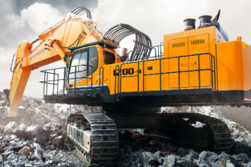 PRIMERA EXCAVADORA HYUNDAI DE 120 TONELADAS