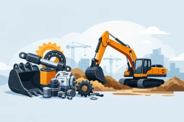 Refacciones para excavadoras sin parar la obra