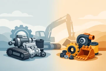 Repuestos OEM o aftermarket para maquinaria pesada