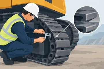 Cómo medir desgaste de cadenas de orugas