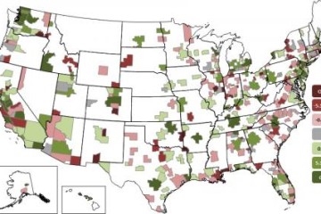CONSTRUCTION EMPLOYMENT DECLINES IN 153 OUT OF 358 METRO AREAS